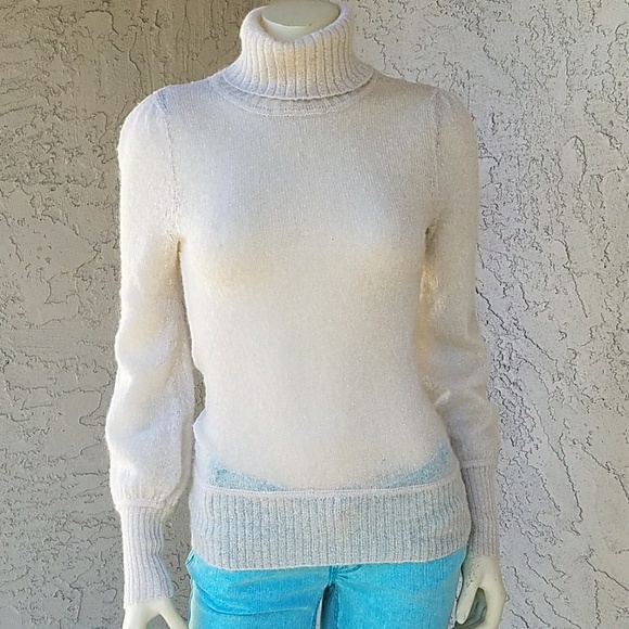 Classiques Entier Sweaters - Classiques Entier Metallic Bishop Sleeve Sweater